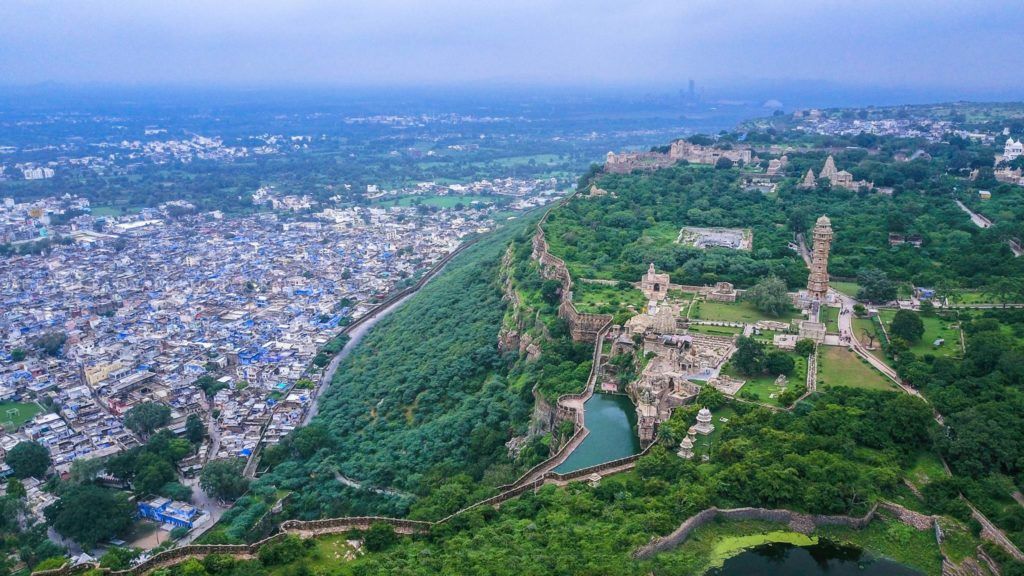 Chittorgarh Fort is one of the largest forts in Rajasthan, India