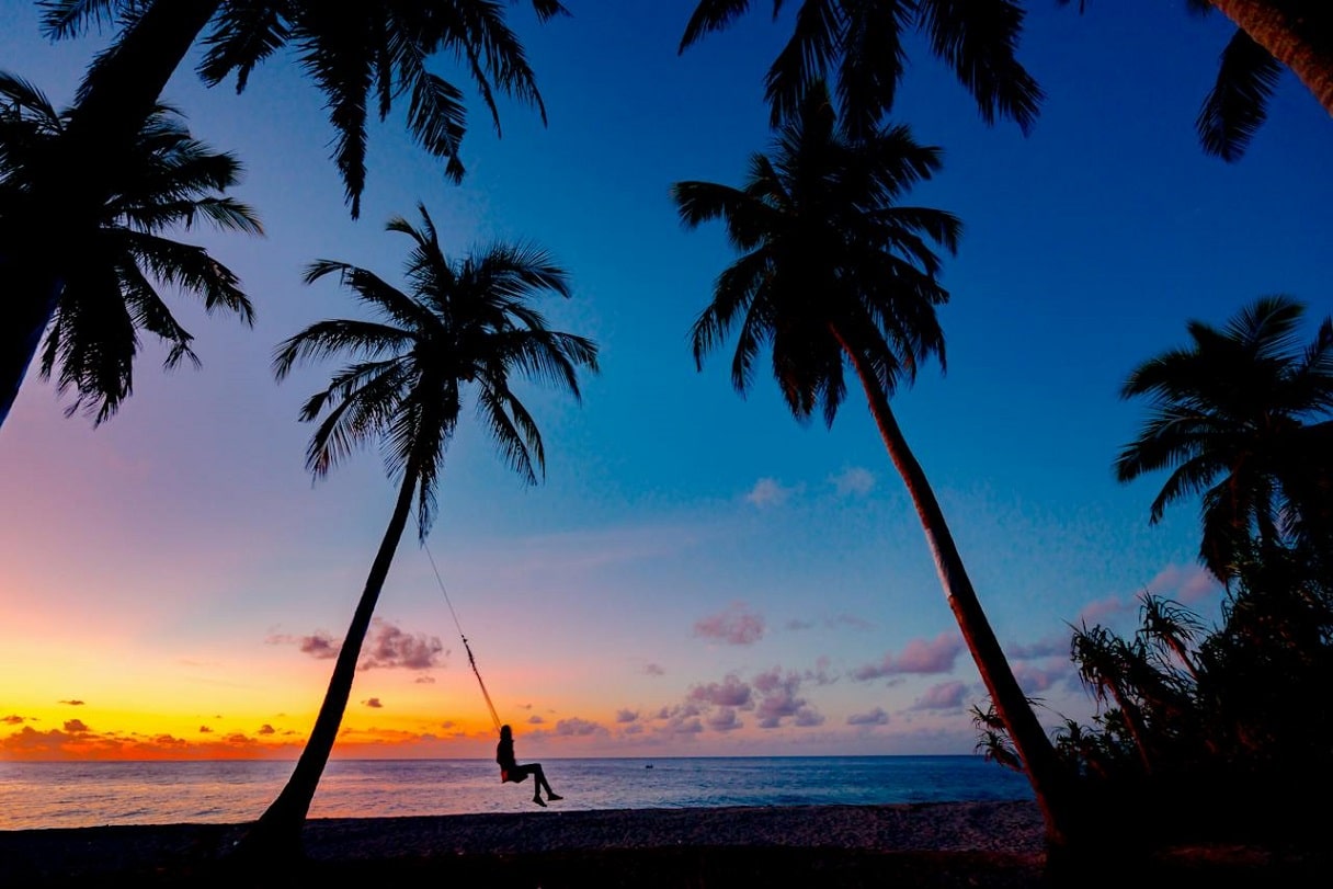 Beach Relaxation at Lakshadweep